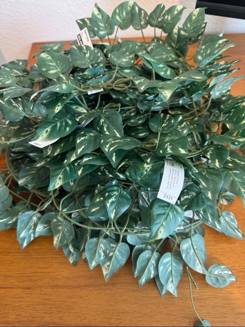 Quantity 11 - Ikea SMYCKA Artificial garland, in/outdoor, 1.5 m